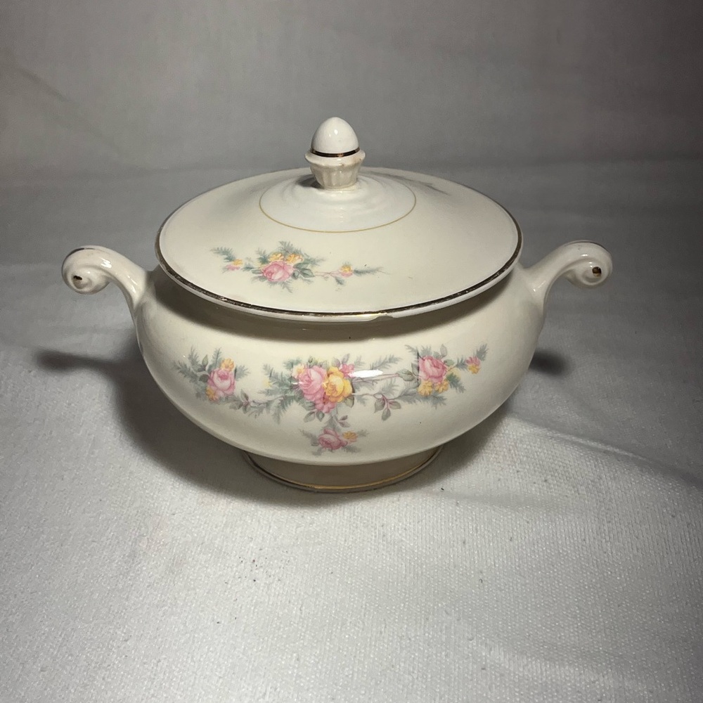 Floral Cream Soup Tureen